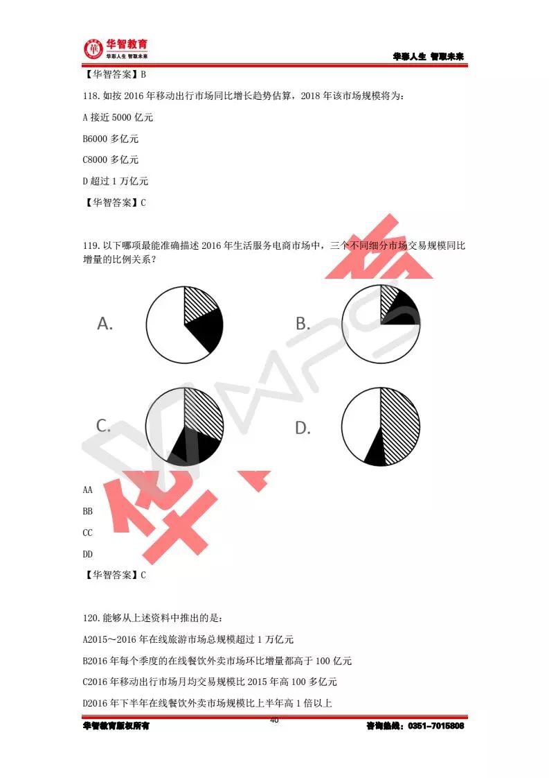 国家公务员考试真题解析及答案汇总