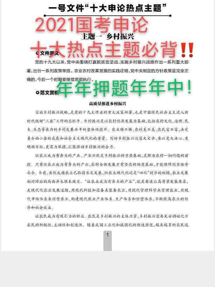 申论必考十大范文详解，核心要点助你轻松备考，助力考试成功！